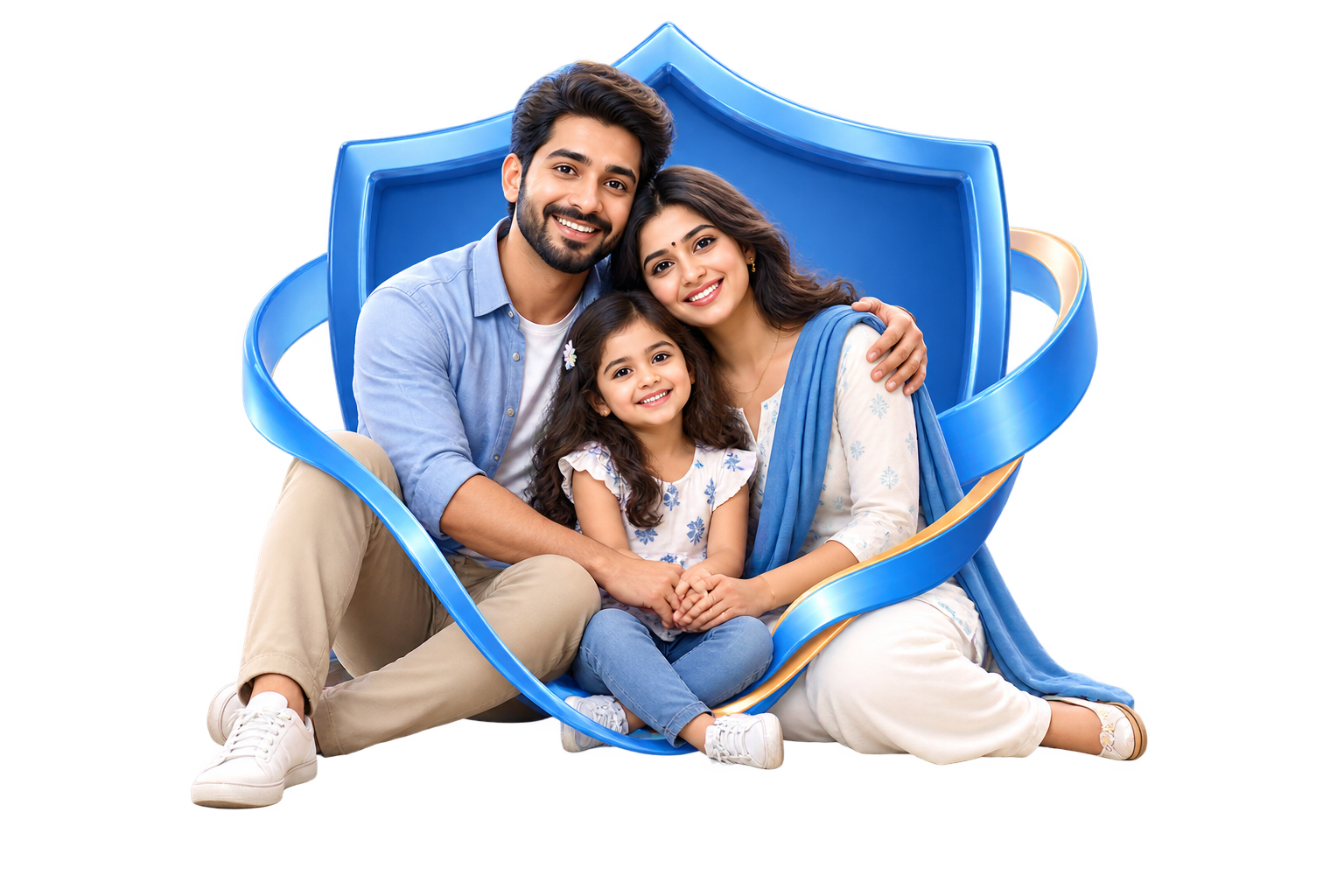 Indian family protected with term life insurance